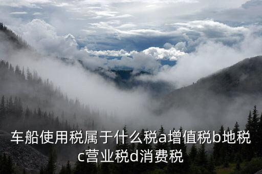 車船稅屬于什么稅種，車船稅是屬于財(cái)產(chǎn)稅還是行為稅