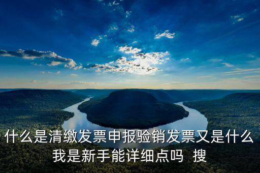 什么是清稅申報(bào)，什么叫清稅啊