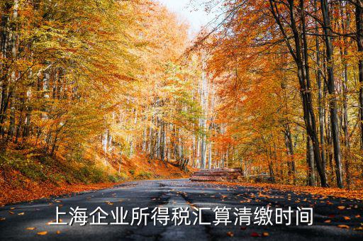 上海企業(yè)匯算清繳到什么時(shí)候，公司年度匯算清繳申報(bào)所得稅幾月結(jié)束