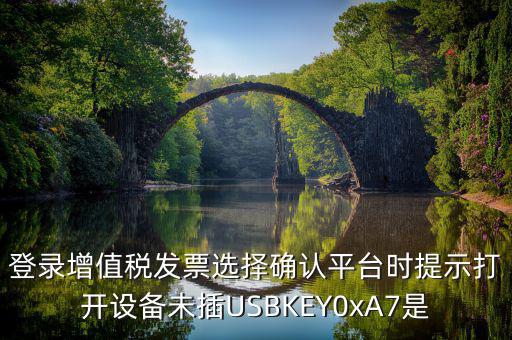 登錄增值稅發(fā)票選擇確認(rèn)平臺(tái)時(shí)提示打開(kāi)設(shè)備未插USBKEY0xA7是