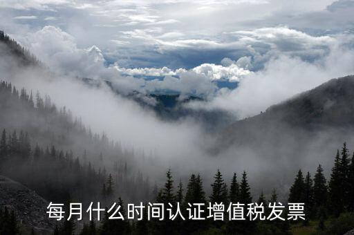 月底認(rèn)證什么發(fā)票，每月什么時(shí)間認(rèn)證增值稅發(fā)票