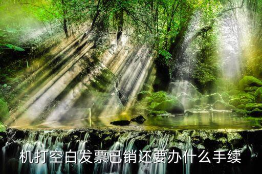 空白發(fā)票繳銷有什么手續(xù)，機(jī)打空白發(fā)票已銷還要辦什么手續(xù)