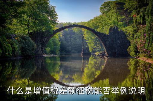 小規(guī)模增值稅差額征收什么意思，什么是增值稅差額征稅