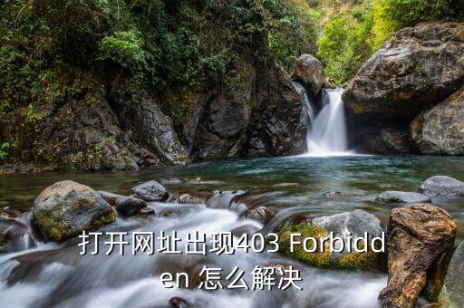 進地稅網(wǎng)出現(xiàn)403是什么意思，打開網(wǎng)頁顯示403如何解決