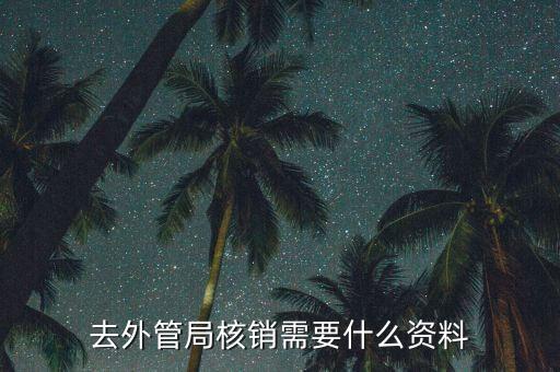 外管證核銷需要什么，去外管局核銷需要什么資料