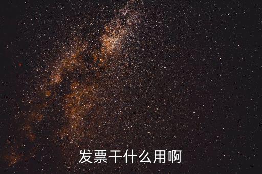 公司的發(fā)票有什么用，發(fā)票有什么用