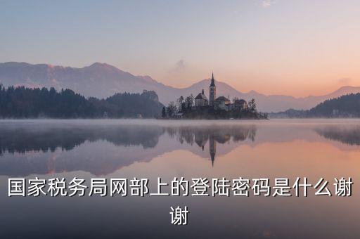 山東國稅證書登錄密碼是什么，國家稅務(wù)局網(wǎng)部上的登陸密碼是什么謝謝