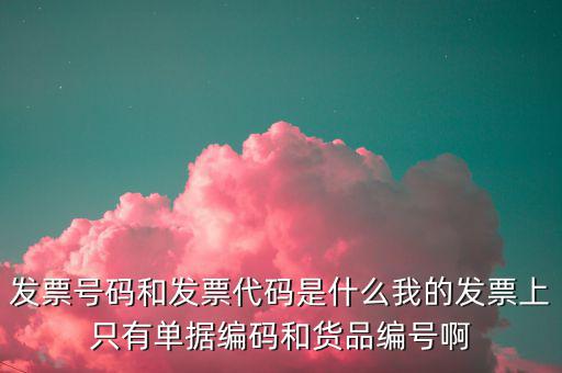 發(fā)票號指的是什么，發(fā)票號碼是指哪個(gè)號碼