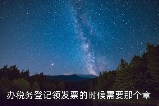 稅務局登記用什么章，去稅務局辦理了稅務登記 后發(fā)那種公章么