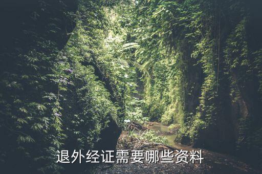 外經(jīng)證注銷需要帶什么資料，退外經(jīng)證需要哪些資料