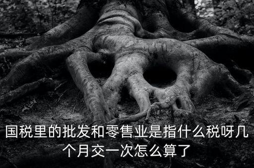 批發(fā)零售業(yè)交什么稅，批發(fā)零售商行需要交哪些稅