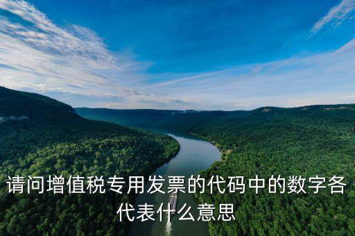 專票發(fā)票代碼是什么意思，增值稅專用發(fā)票的號都是什么意思