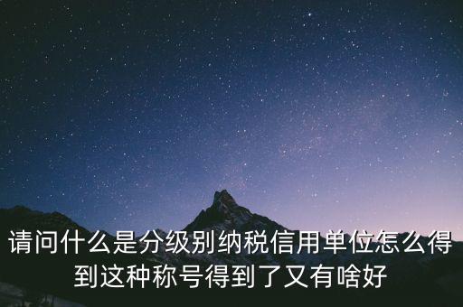 什么是納稅信用等級，納稅信用等級null級是什么意思有什么影響嗎