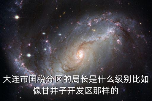 大連國(guó)稅局長(zhǎng)什么級(jí)別，大連市國(guó)稅分區(qū)的局長(zhǎng)是什么級(jí)別比如像甘井子開(kāi)發(fā)區(qū)那樣的