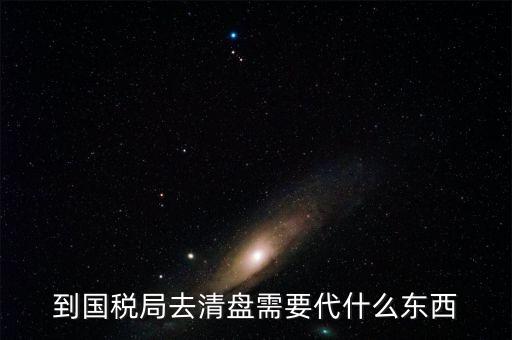 注銷稅控盤需帶什么東西，到國稅局去清盤需要代什么東西