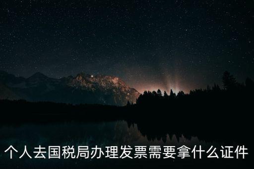 國(guó)稅批票需要什么證件，國(guó)稅購(gòu)票需要攜帶哪些資料