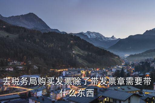 拿發(fā)票需要帶什么，去稅務(wù)局領(lǐng)發(fā)票需要帶什么資料去