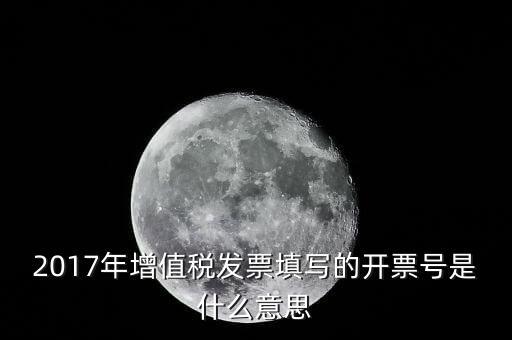 打發(fā)票稅票號(hào)是什么意思，增值稅專用發(fā)票的號(hào)都是什么意思