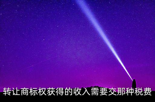 轉(zhuǎn)讓商譽交什么稅，轉(zhuǎn)讓商標權(quán)應(yīng)交甚么稅