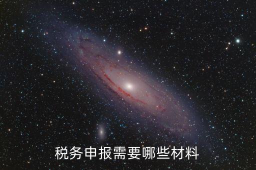 辦稅需要帶什么材料，稅務(wù)申報需要哪些材料