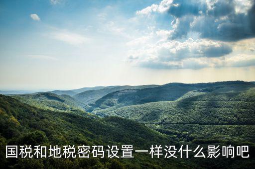 重置地稅密碼需要什么影響嗎，如地稅申報信息已完成點重置會怎樣