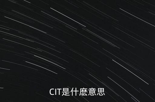 cit是什么稅，附加稅是什么稅