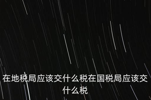 山東地稅交什么稅，現(xiàn)在山東省地稅系統(tǒng)征說稅種有哪些