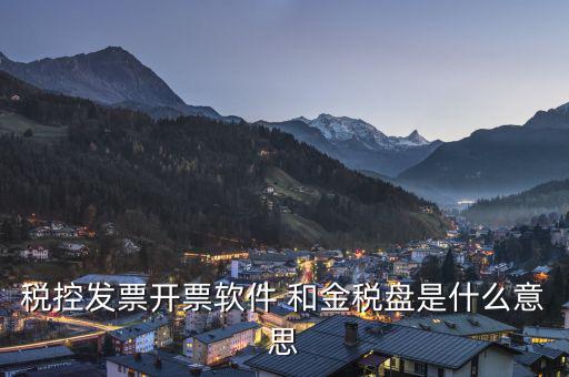 稅控發(fā)票開(kāi)票軟件 和金稅盤(pán)是什么意思