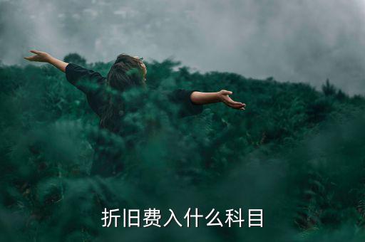 折舊費(fèi)入什么科目