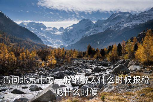 北京稅控最遲什么時候抄報，抄稅報稅時間