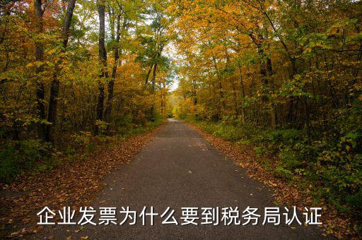 為什么稅務(wù)事項(xiàng)認(rèn)定書，企業(yè)發(fā)票為什么要到稅務(wù)局認(rèn)證
