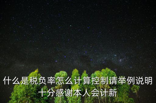 什么叫稅務(wù)控制計算法，企業(yè)所得稅如何控制