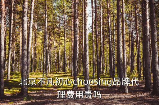 稅務(wù)的初心是什么意思，北京不凡初心choosing品牌代理費(fèi)用貴嗎