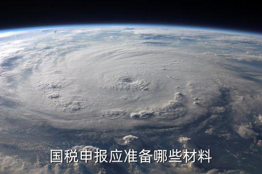 國(guó)稅報(bào)稅帶什么，國(guó)稅申報(bào)應(yīng)準(zhǔn)備哪些材料