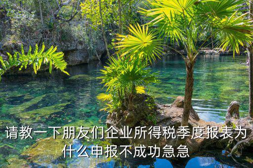 江蘇國稅三季度為什么申報不了，國稅網(wǎng)上季度申報表申報失敗怎樣回事
