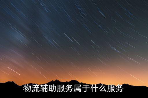 物流輔助服務(wù)費(fèi)是什么意思，服務(wù)費(fèi)是什么