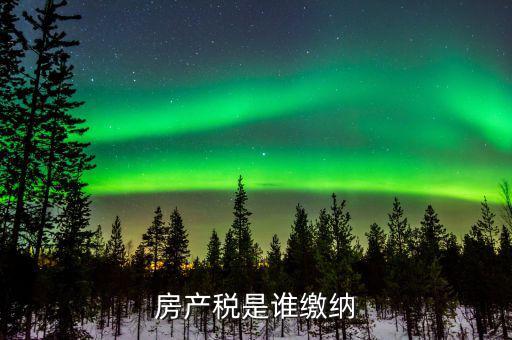 房產(chǎn)稅是什么 由誰繳納，房產(chǎn)稅是誰繳納
