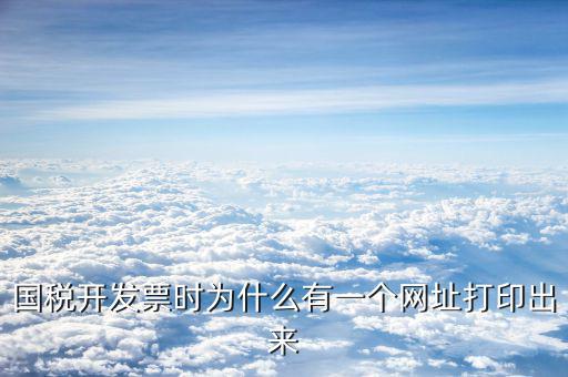 為什么打發(fā)票會(huì)把網(wǎng)址打出來(lái)，國(guó)稅發(fā)票打印出來(lái)一排網(wǎng)址是怎么回事