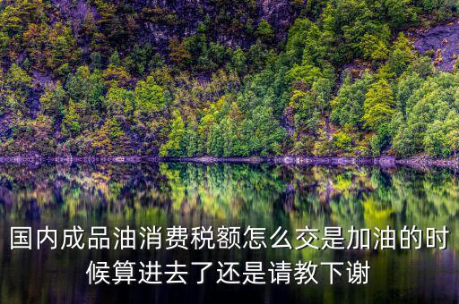 成品油按什么交稅，我們國家成品油里都包含什么稅費車船使用稅公路養(yǎng)護費是否在內(nèi)