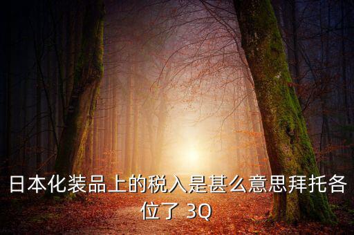 日本的納稅號是什么意思，日本購物納稅問題