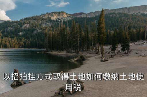 招拍掛土地都交什么稅，法院拍賣的土地需要繳哪幾個稅收