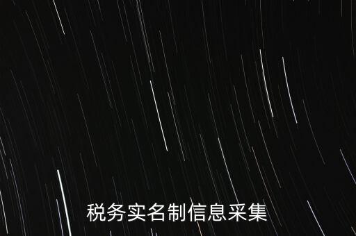 稅務(wù)實名制信息采集