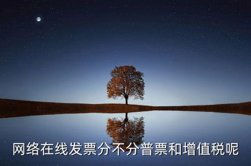 在線發(fā)票是什么，網(wǎng)絡(luò)在線發(fā)票分不分普票和增值稅呢