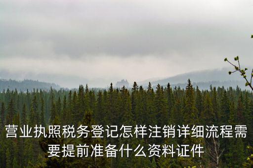 稅務(wù)登記注銷要帶什么資料，稅務(wù)局注銷個體戶需要帶的東西