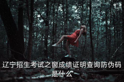 成績證明查詢的防偽碼是什么，遼寧成人高考成績查詢的防偽碼是多少