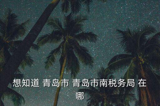 青島稅務(wù)局在什么地方，青島國稅局在什么位置在什么路上