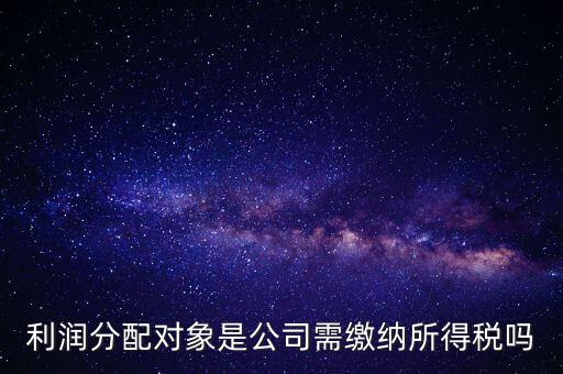 利潤分配交什么稅，企業(yè)年終利潤分配還要再繳什么稅嗎
