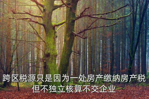 什么是跨區(qū)域稅源登記，跨區(qū)域涉稅事項中的跨區(qū)域經(jīng)營地街道鄉(xiāng)鎮(zhèn)是指什么區(qū)域