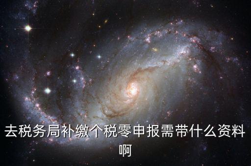 補繳個稅需要什么資料，去稅務(wù)局補繳個稅零申報需帶什么資料啊