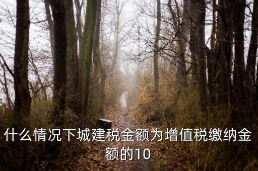 什么情況下交城建稅，什么情況下要繳納城市建設(shè)稅
